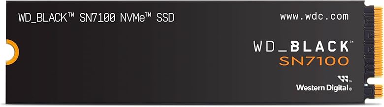 WD_BLACK 2TB SN7100 NVMe Internal Gaming SSD Solid State Drive - Gen4 PCIe, M.2 2280, Up to 7,250 MB/s - WDS200T4X0E [New Version]