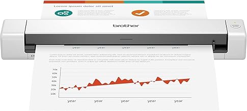 Brother DS-640 Compact Mobile Document Scanner, (Model: DS640) 1.5"x2"x11.9"