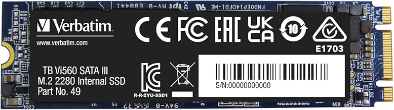 Verbatim Internal SSD Vi560 SATA III M.2 512GB SSD
