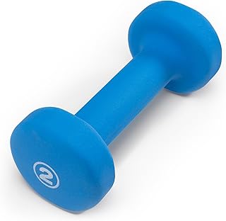 Marcy Colored Neoprene Dumbbell (Sold in Singles or Set) Hand Weights, Exercise Free Weights for Home Gym